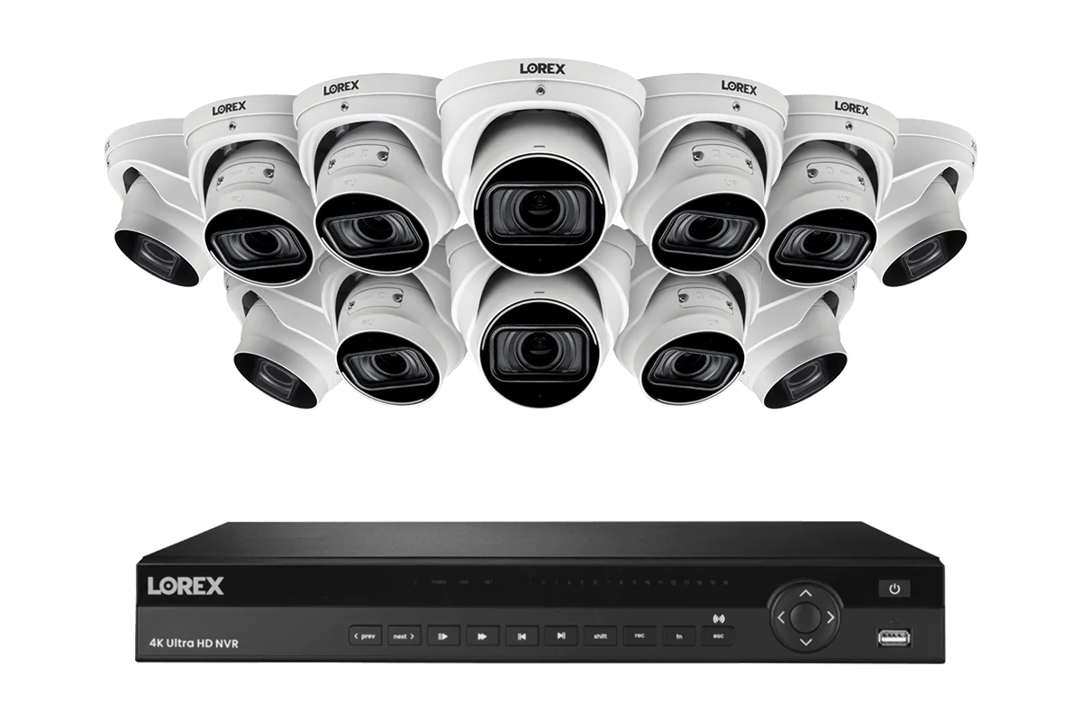 Lorex 4K (16 Camera Capable) 6TB Wired NVR System with Nocturnal 3 Smart IP Dome Cameras with Listen-in Audio and Motorized Varifocal Lenses - Image 10