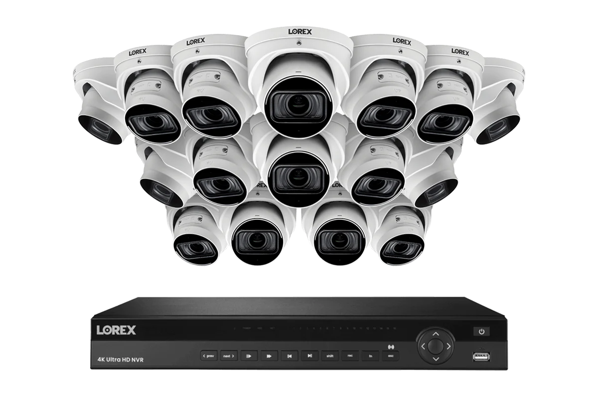 Lorex 4K (16 Camera Capable) 6TB Wired NVR System with Nocturnal 3 Smart IP Dome Cameras with Listen-in Audio and Motorized Varifocal Lenses - Image 11
