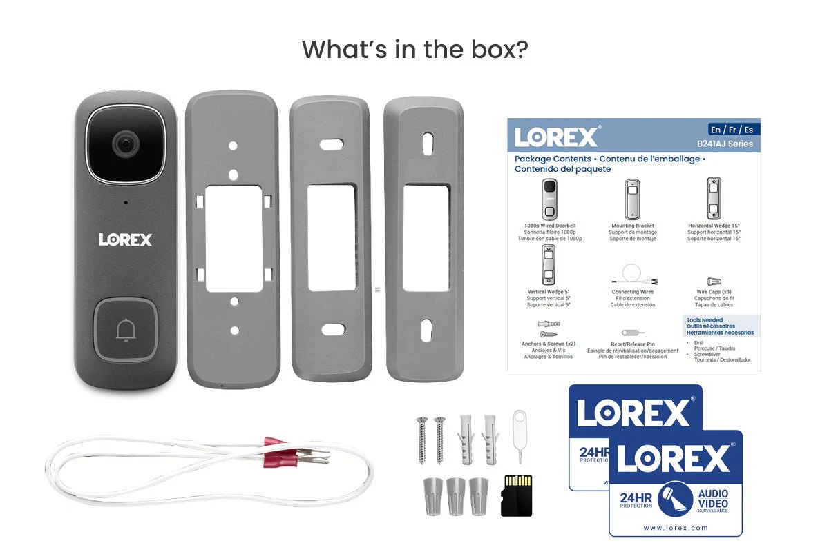 Lorex 1080p Wired Video Doorbell with Wi-Fi Chimebox - Image 4