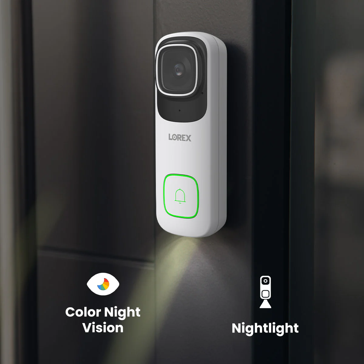 Lorex 4K Wired Video Doorbell with 2K Floodlight Wi-Fi Security Camera - Image 4