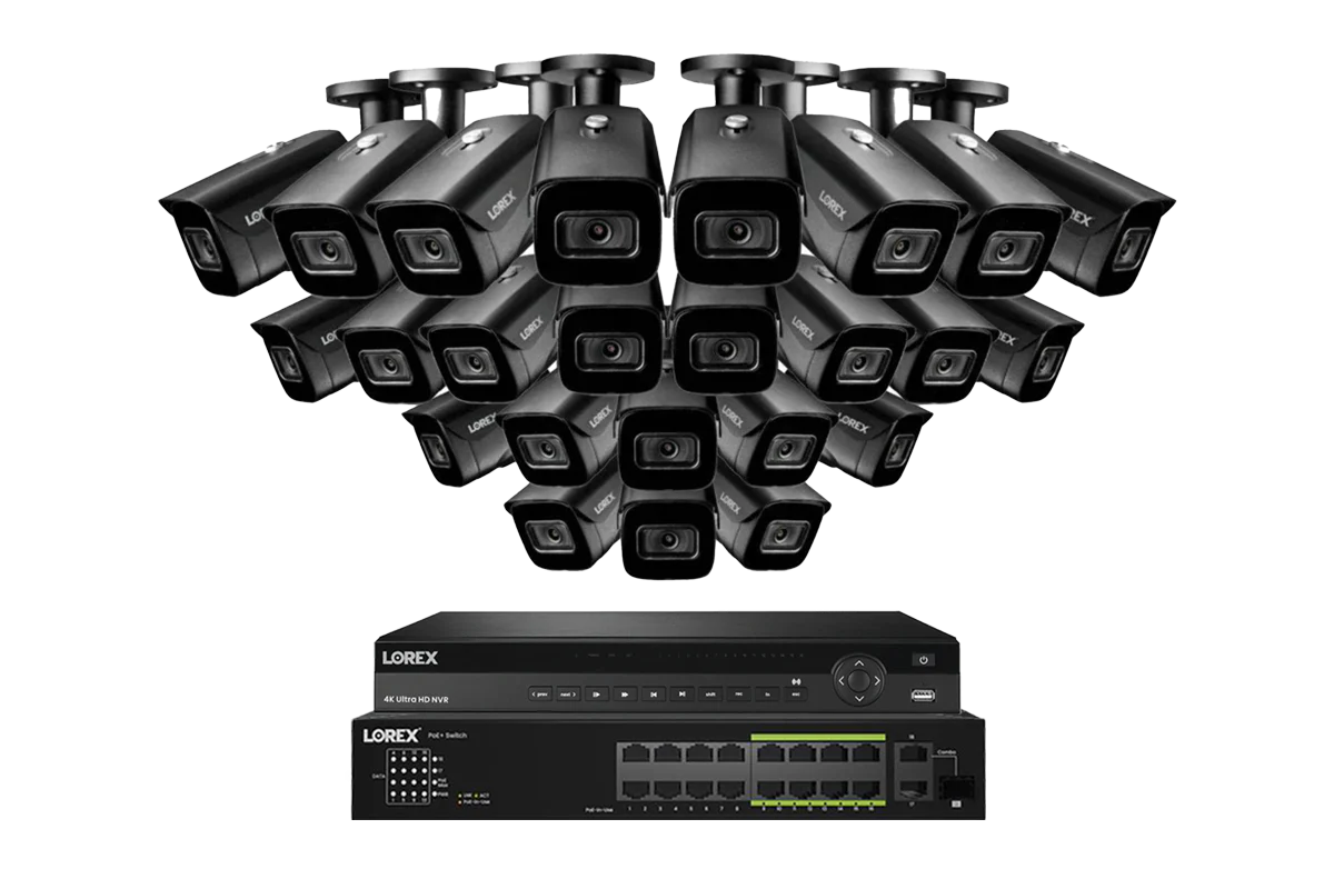 Lorex 4K (32 Camera Capable) 6TB Wired NVR System with Nocturnal 3 Smart IP Bullet Cameras Featuring Listen-In Audio and 30FPS Recording - Image 11