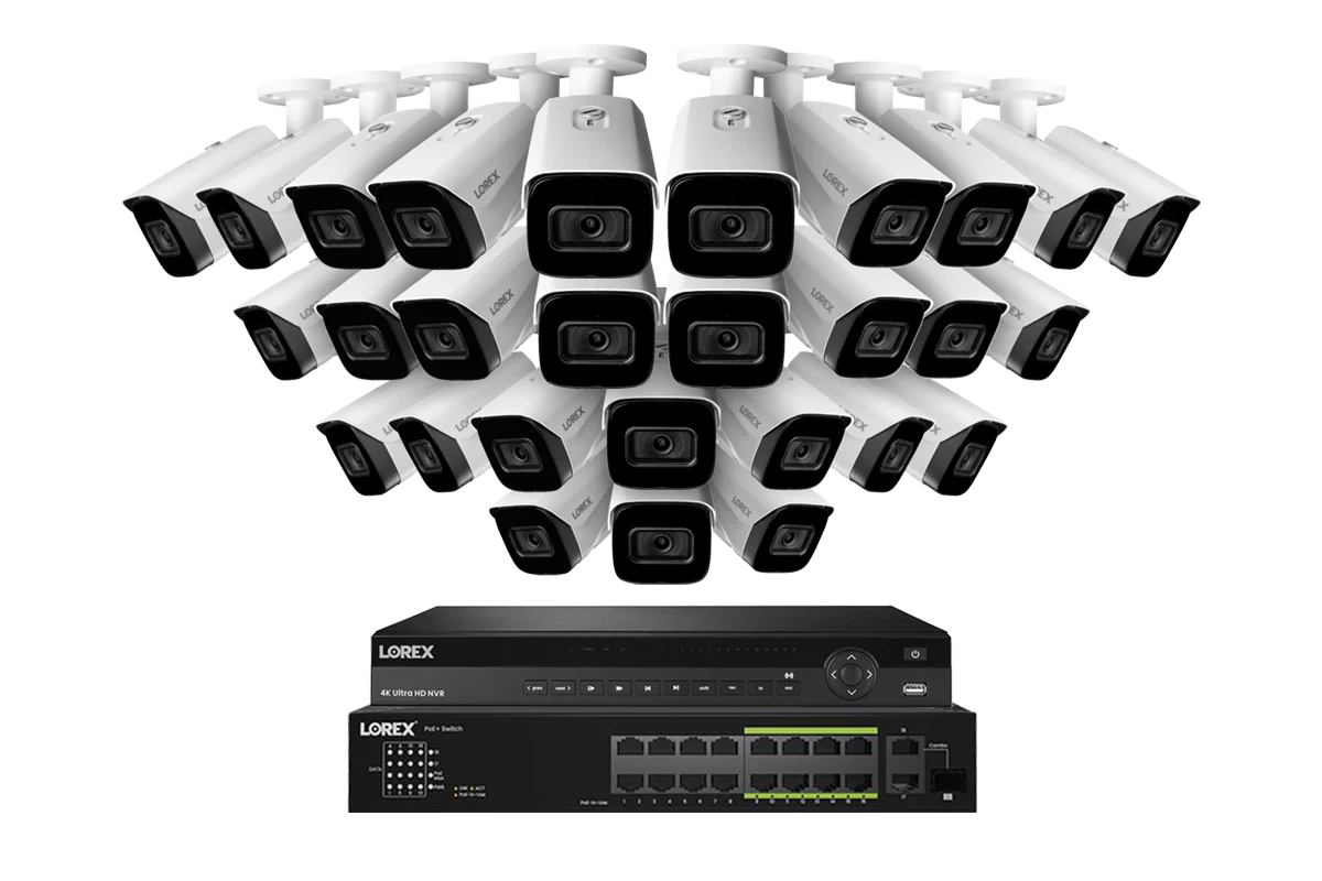 Lorex 4K (32 Camera Capable) 6TB Wired NVR System with Nocturnal 3 Smart IP Bullet Cameras Featuring Listen-In Audio and 30FPS Recording - Image 6