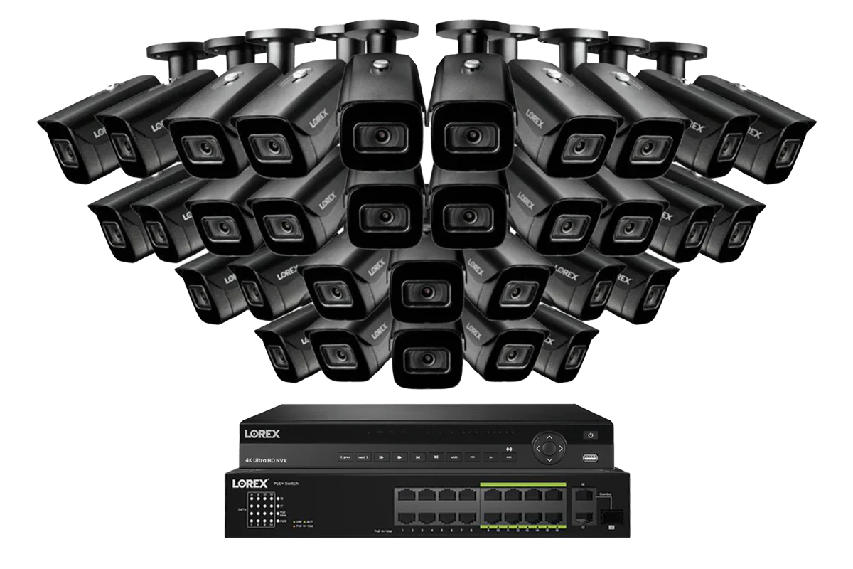 Lorex 4K (32 Camera Capable) 6TB Wired NVR System with Nocturnal 3 Smart IP Bullet Cameras Featuring Listen-In Audio and 30FPS Recording - Image 9