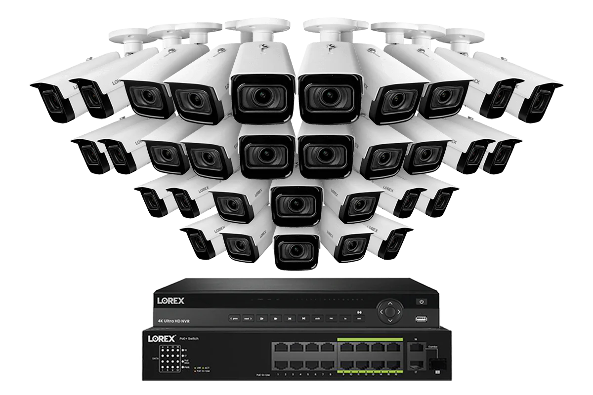 Lorex 4K (32 Camera Capable) 6TB Wired NVR System with Nocturnal 3 Smart IP Bullet Cameras Featuring Motorized Varifocal Lens and 30FPS Recording - Image 11
