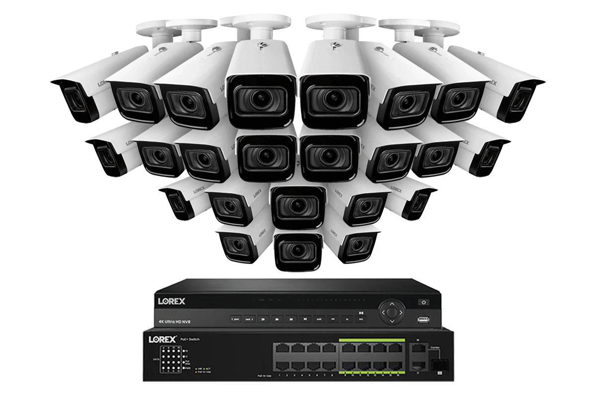 Lorex 4K (32 Camera Capable) 6TB Wired NVR System with Nocturnal 3 Smart IP Bullet Cameras Featuring Motorized Varifocal Lens and 30FPS Recording - Image 9
