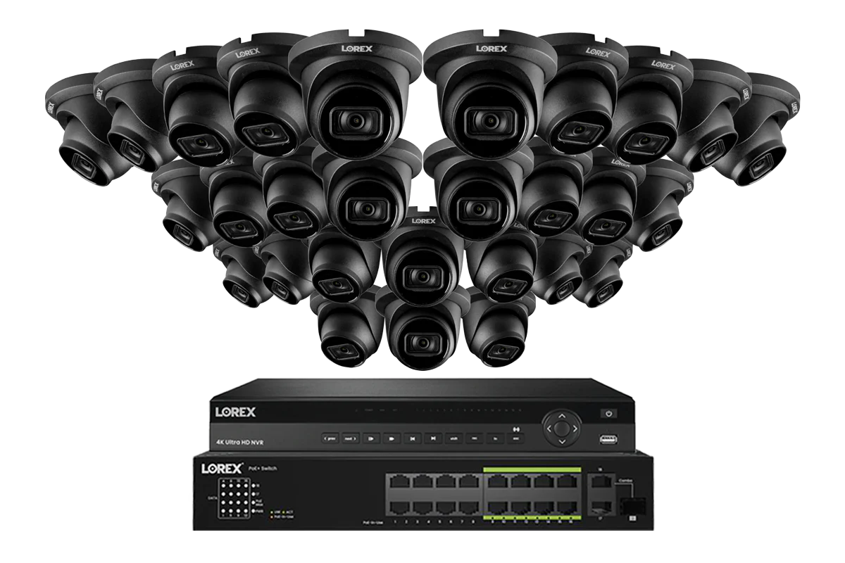 Lorex 4K (32 Camera Capable) 6TB Wired NVR System with Nocturnal 3 Smart IP Turret Cameras Featuring Listen-In Audio and 30FPS Recording - Image 5