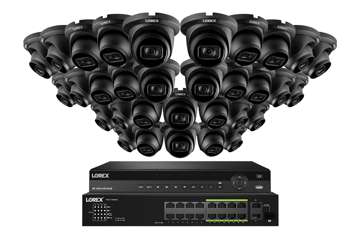 Lorex 4K (32 Camera Capable) 6TB Wired NVR System with Nocturnal 3 Smart IP Turret Cameras Featuring Listen-In Audio and 30FPS Recording - Image 7