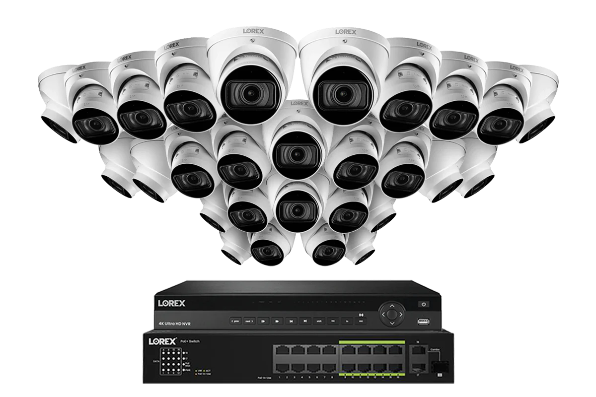 Lorex 4K (32 Camera Capable) 6TB Wired NVR System with Nocturnal 3 Smart IP Turret Cameras Featuring Motorized Varifocal Lens and 30FPS Recording - Image 10