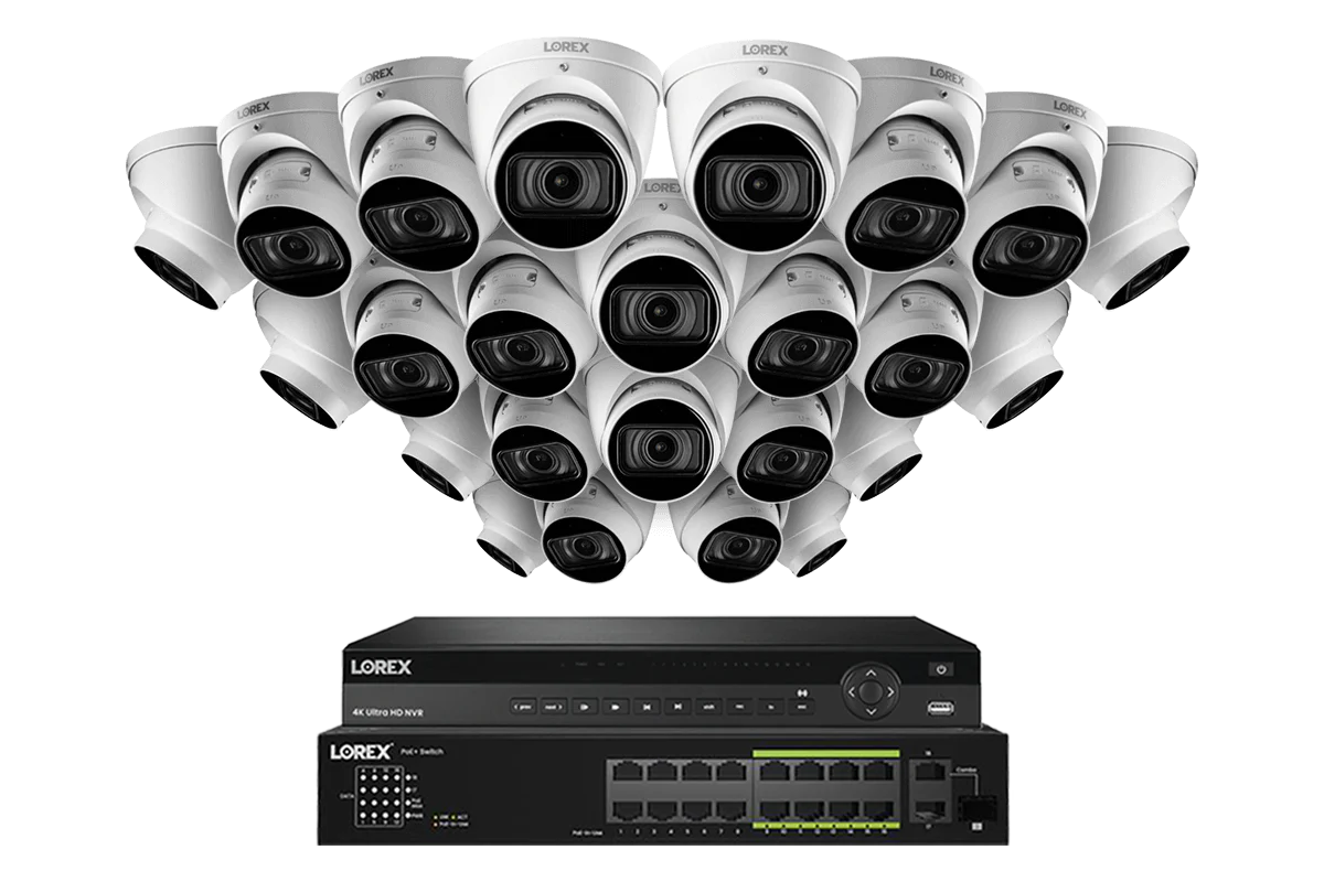 Lorex 4K (32 Camera Capable) 6TB Wired NVR System with Nocturnal 3 Smart IP Turret Cameras Featuring Motorized Varifocal Lens and 30FPS Recording - Image 8