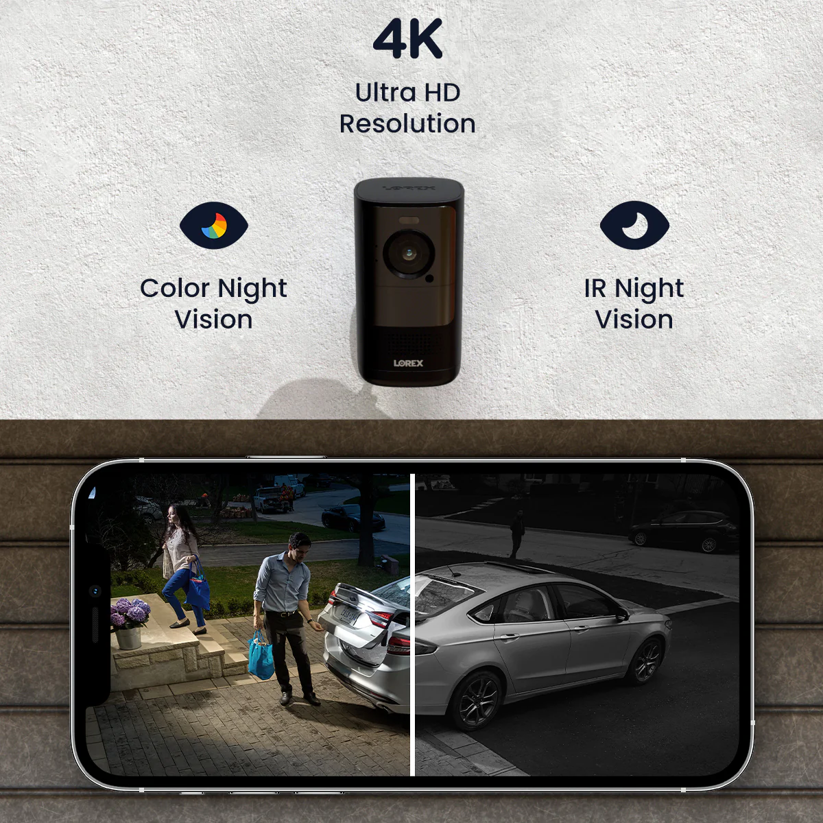 Lorex 4K Spotlight Battery Wi-Fi Security Camera - Image 3