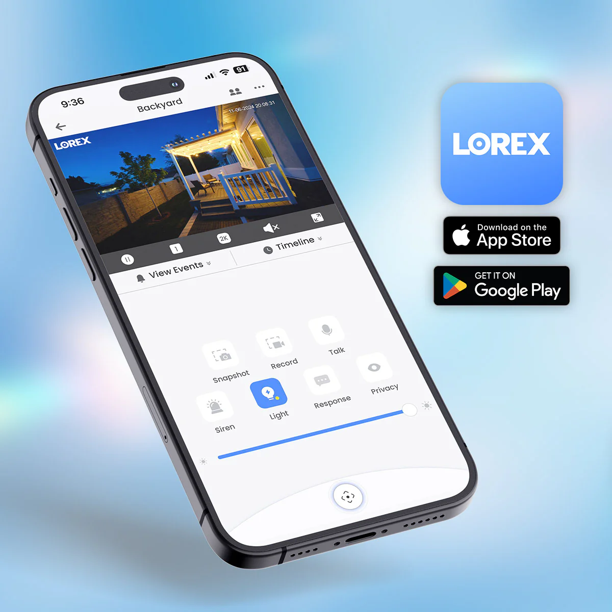Lorex 2K Wi-Fi Smart Lightbulb Camera (2-Pack) - Image 6
