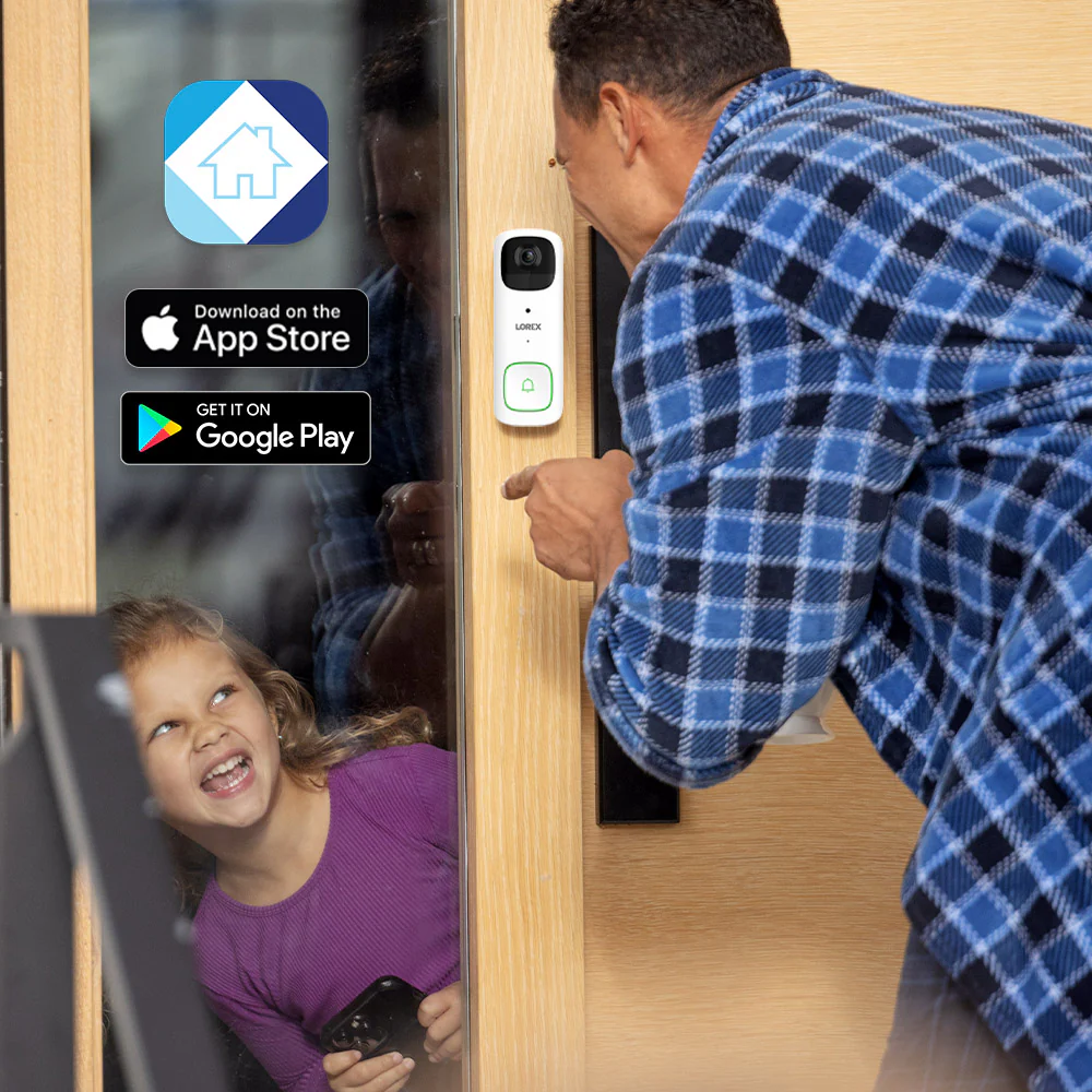 Lorex 2K Wi-Fi Video Doorbell (Battery-Operated) with Wi-Fi Chimebox (32GB) - Image 4