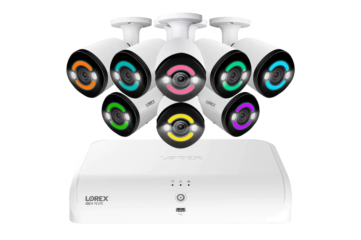 Lorex 4K+ 12MP 16 Camera Capable (8 Wired + 8 Fusion Wi-Fi ) 2TB Wired NVR System with H30 IP Bullet Cameras - Image 6
