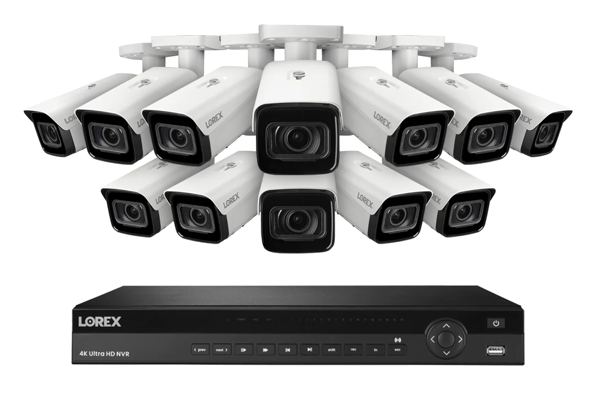 Lorex 4K (16 Camera Capable) 4TB Wired NVR System with Nocturnal 3 Smart IP Bullet Cameras with Motorized Varifocal Lens - Image 8