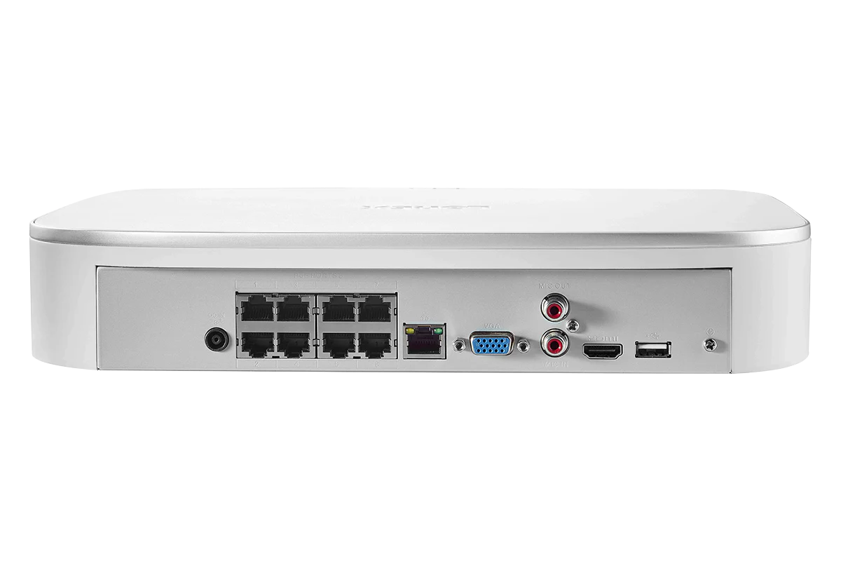 Lorex 4K 8-Channel NVR System with 8 Smart Deterrence 4K 8MP IP Cameras and Smart Sensor Starter Kit - Image 2