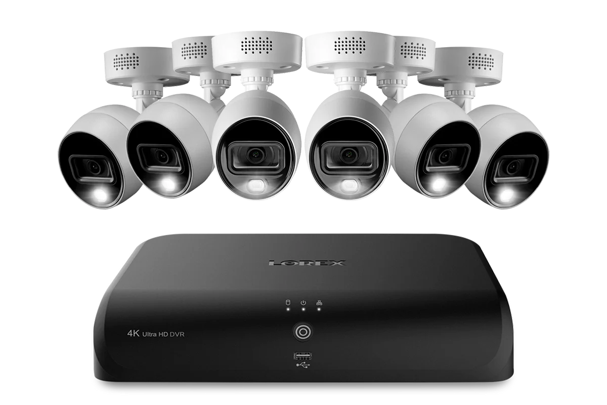 Lorex 4K (8 Camera Capable) 2TB Wired DVR System with Active Deterrence Bullet Cameras - Image 4