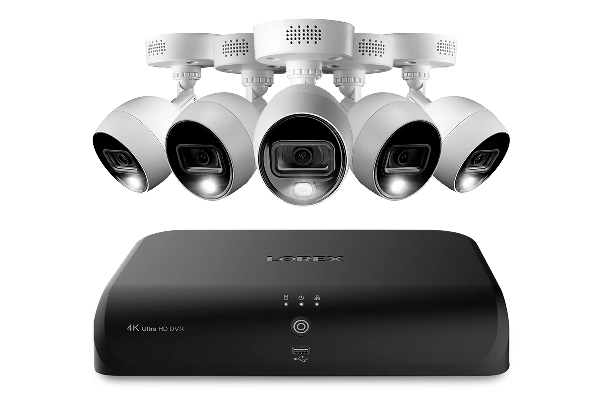 Lorex 4K (8 Camera Capable) 2TB Wired DVR System with Active Deterrence Bullet Cameras - Image 7