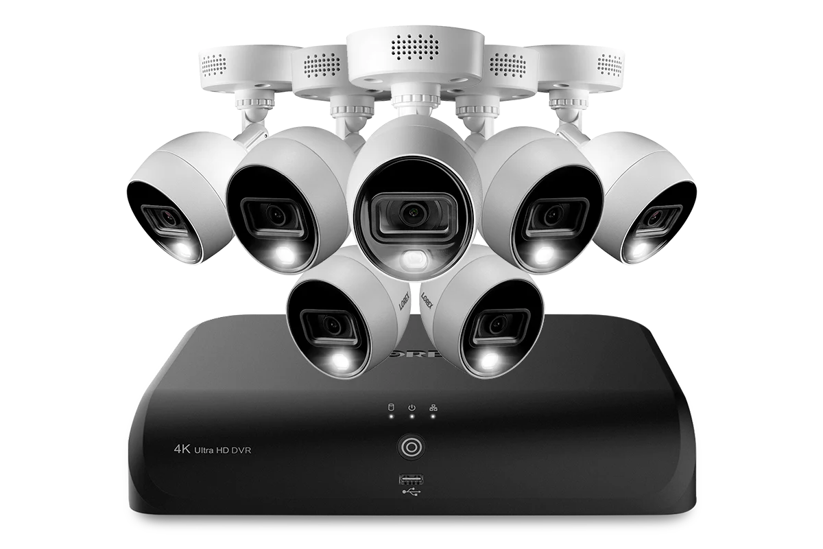 Lorex 4K (8 Camera Capable) 2TB Wired DVR System with Active Deterrence Bullet Cameras - Image 8