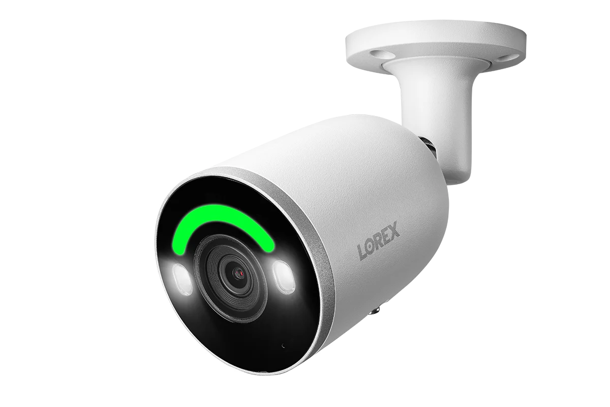 Lorex 4K IP Wired Bullet Security Camera with Smart Security Lighting and Smart Motion Detection - Image 2