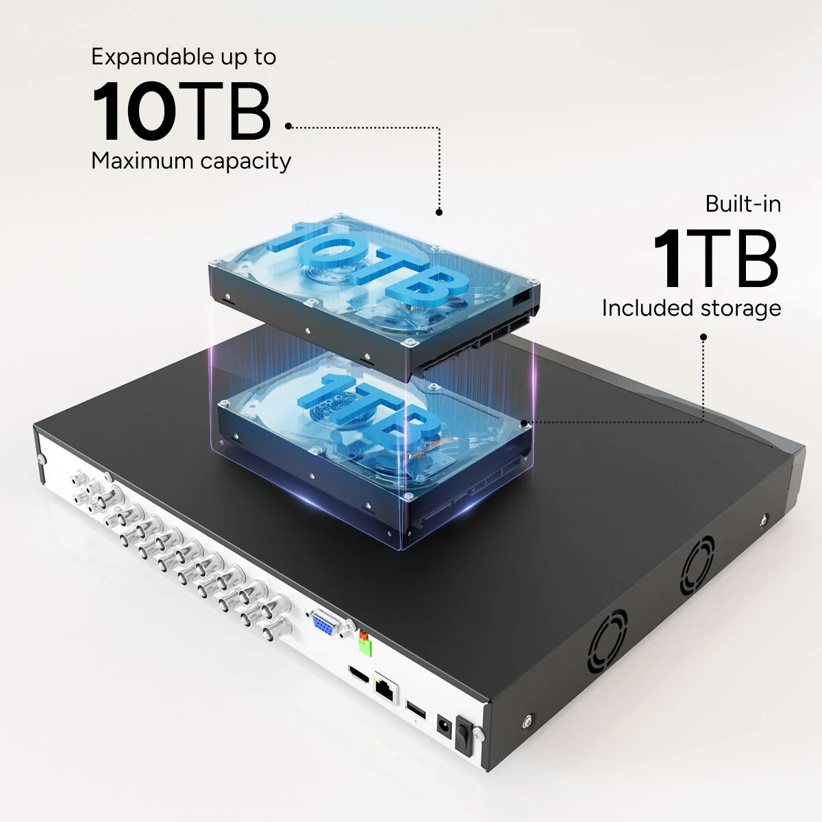 Lorex Connect TF 4K 16-Channel DVR - 1TB - Image 3