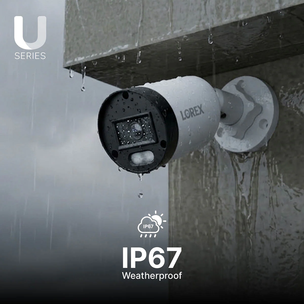 Lorex Connect U3 2K+ PoE Bullet Camera with Red & Blue Deterrence Lights - Image 4