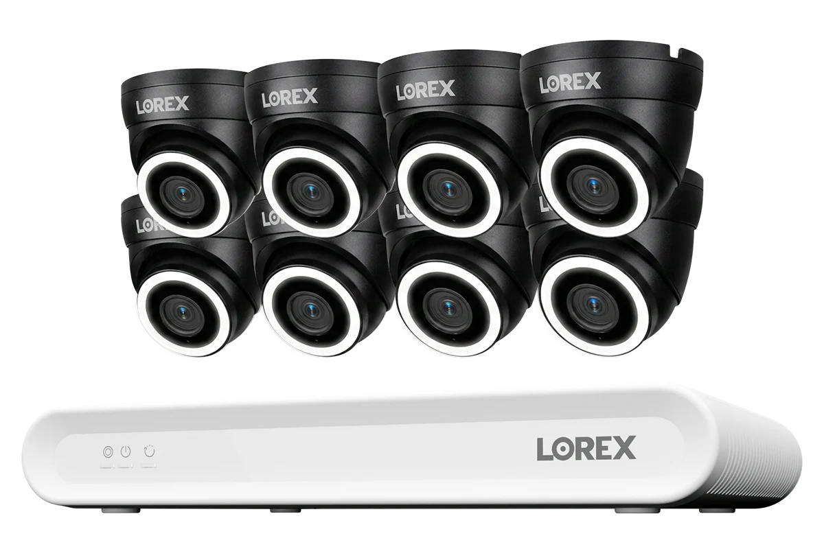 Lorex Connect V Series 4K 8-Channel Wired NVR System with V3 4K PoE Turret Cameras - 1TB - Image 15