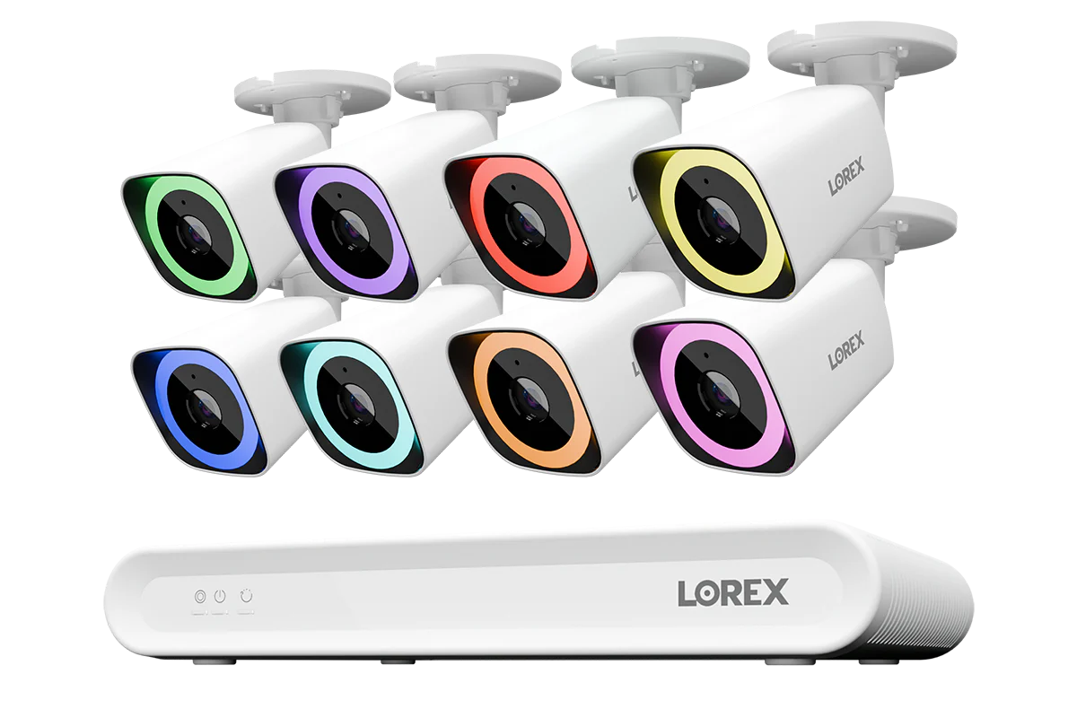 Lorex Connect V Series 4K 8-Channel Wired NVR System with V5 4K PoE Bullet Cameras - 1TB - Image 4