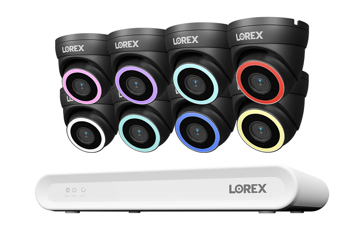 Lorex Connect V Series 4K 8-Channel Wired NVR System with V5 4K PoE Turret Cameras - 1TB - Image 12
