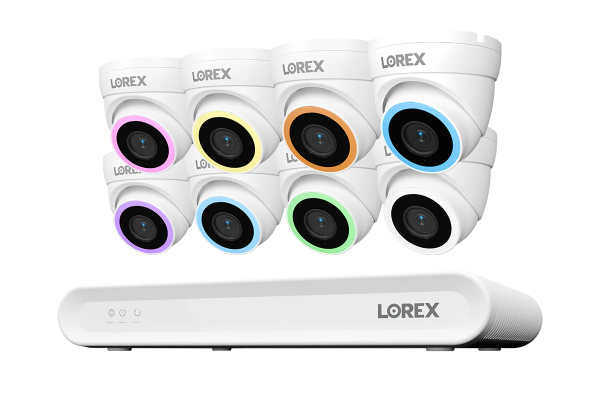 Lorex Connect V Series 4K 8-Channel Wired NVR System with V5 4K PoE Turret Cameras - 1TB - Image 15