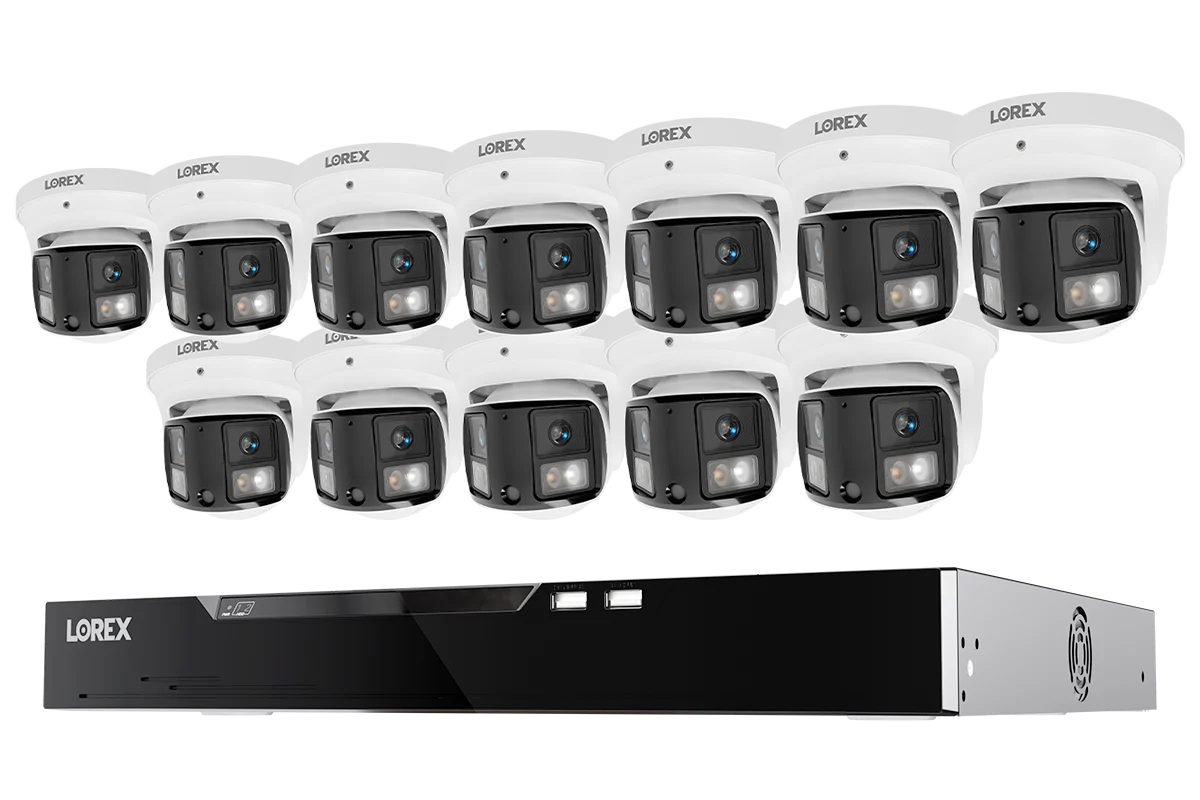 Lorex Connect X Series 4K 16-Channel Wired NVR System with X3 Dual-Lens Turret Camera - 4TB - Image 3