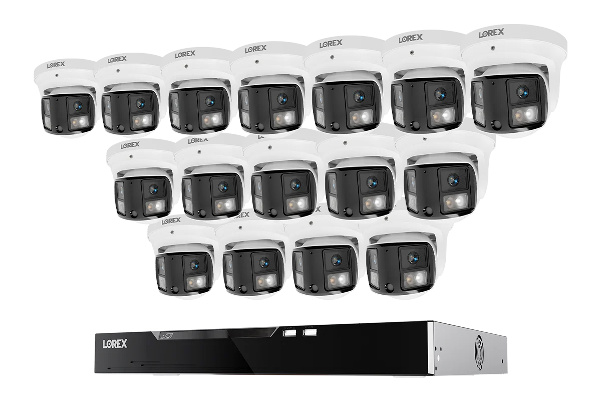 Lorex Connect X Series 4K 16-Channel Wired NVR System with X3 Dual-Lens Turret Camera - 4TB - Image 4