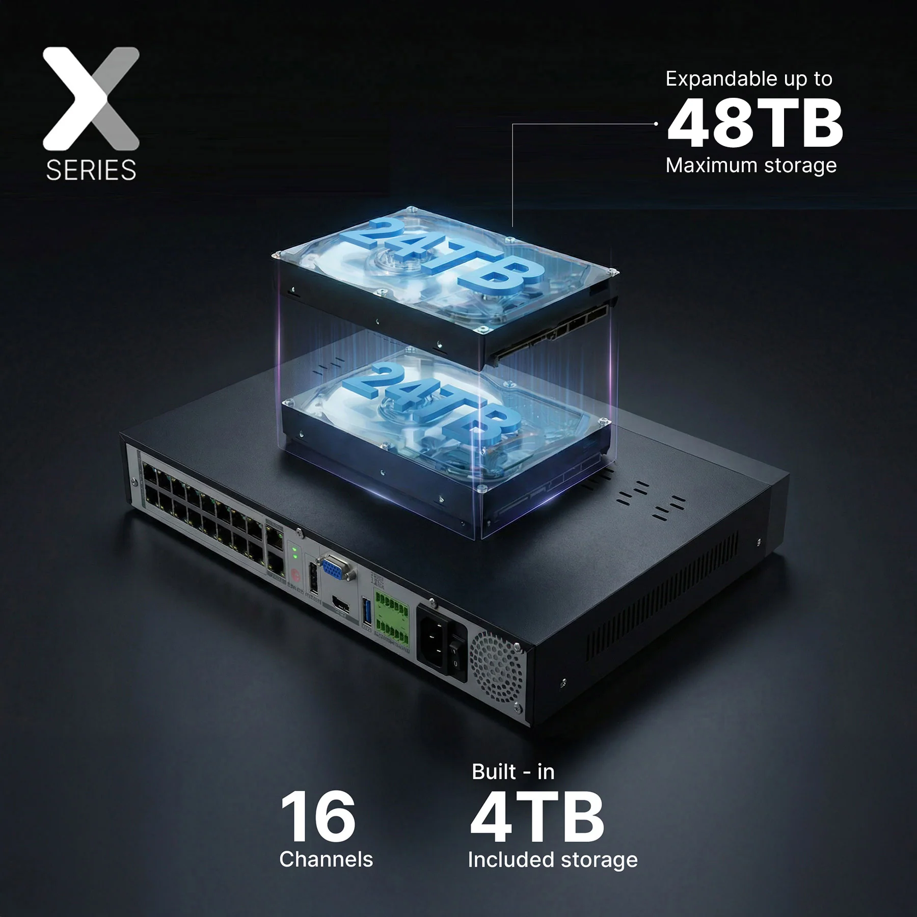 Lorex Connect XC 4K 16-Channel Commercial NVR - 4TB - Image 5