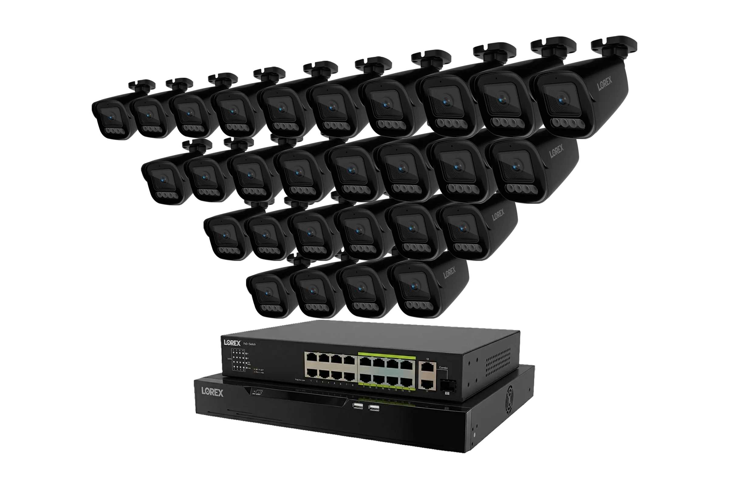Lorex Connect X Series 4K 32-Channel Wired NVR System with X3 Bullet Security Cameras - 8TB - Image 13