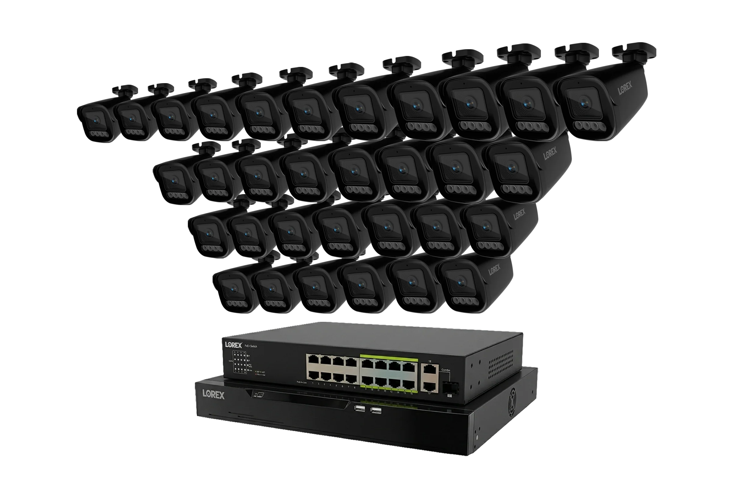Lorex Connect X Series 4K 32-Channel Wired NVR System with X3 Bullet Security Cameras - 8TB - Image 14
