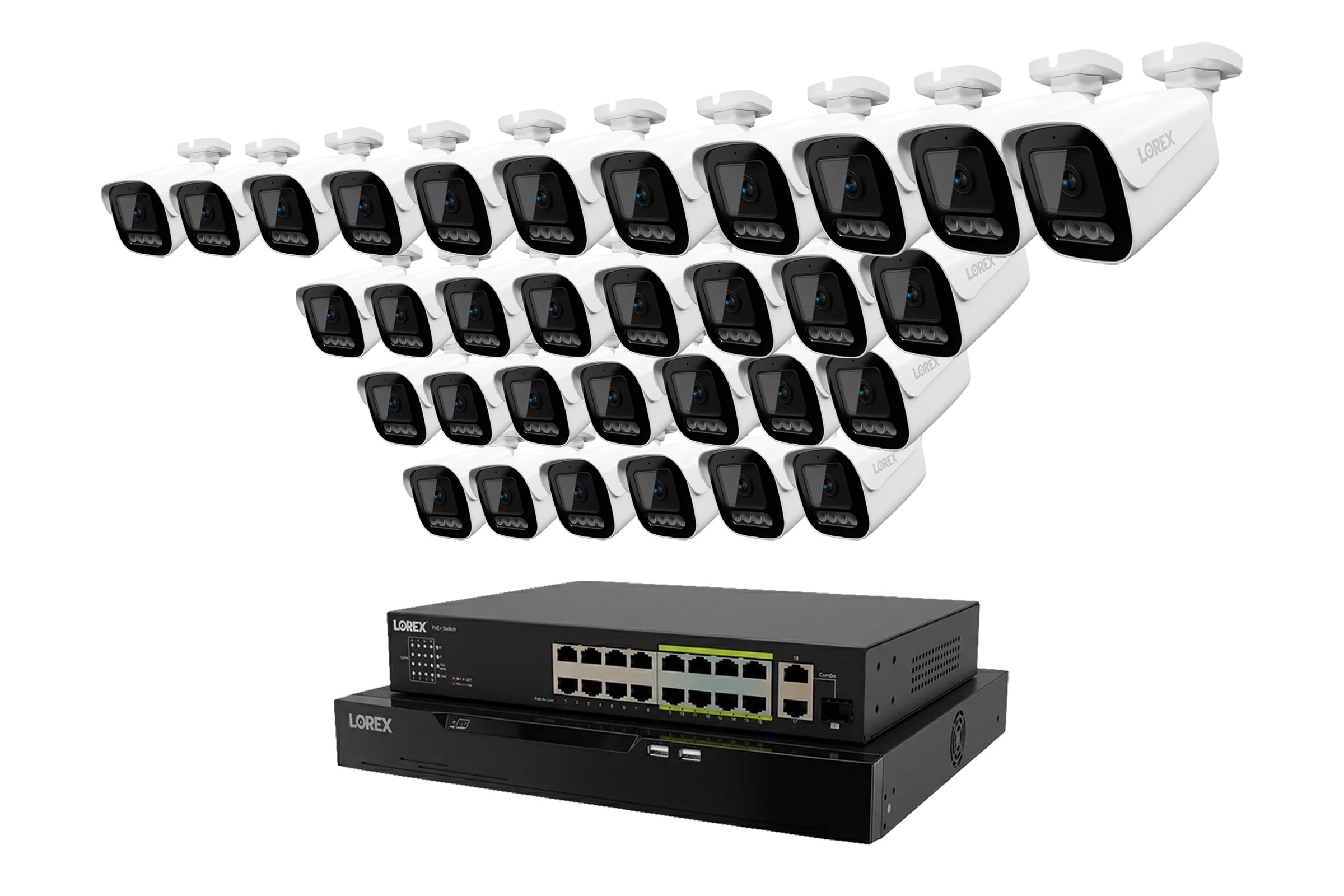 Lorex Connect X Series 4K 32-Channel Wired NVR System with X3 Bullet Security Cameras - 8TB - Image 19