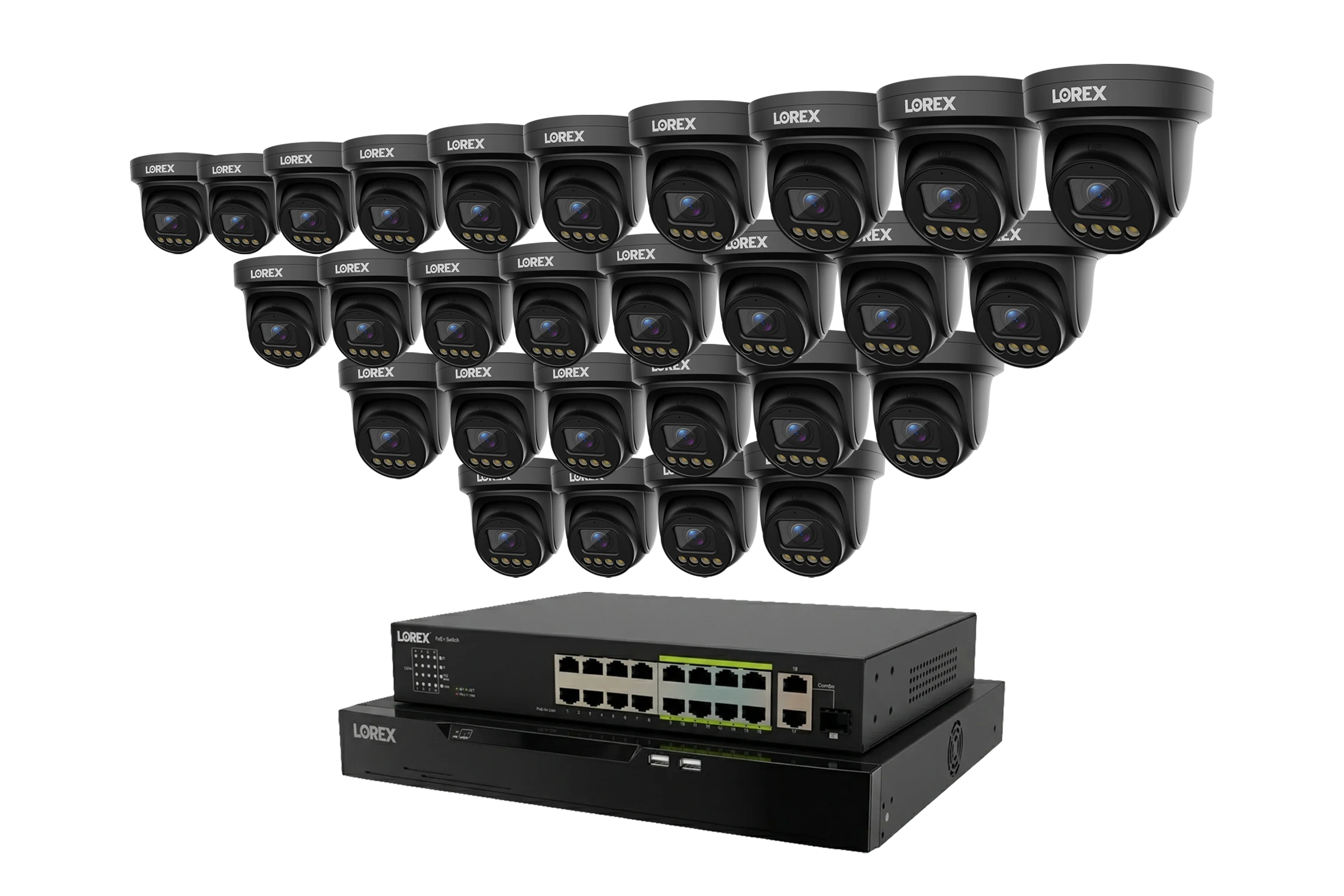 Lorex Connect X Series 4K 32-Channel Wired NVR System with X3 Turret Security Cameras - 8TB - Image 13