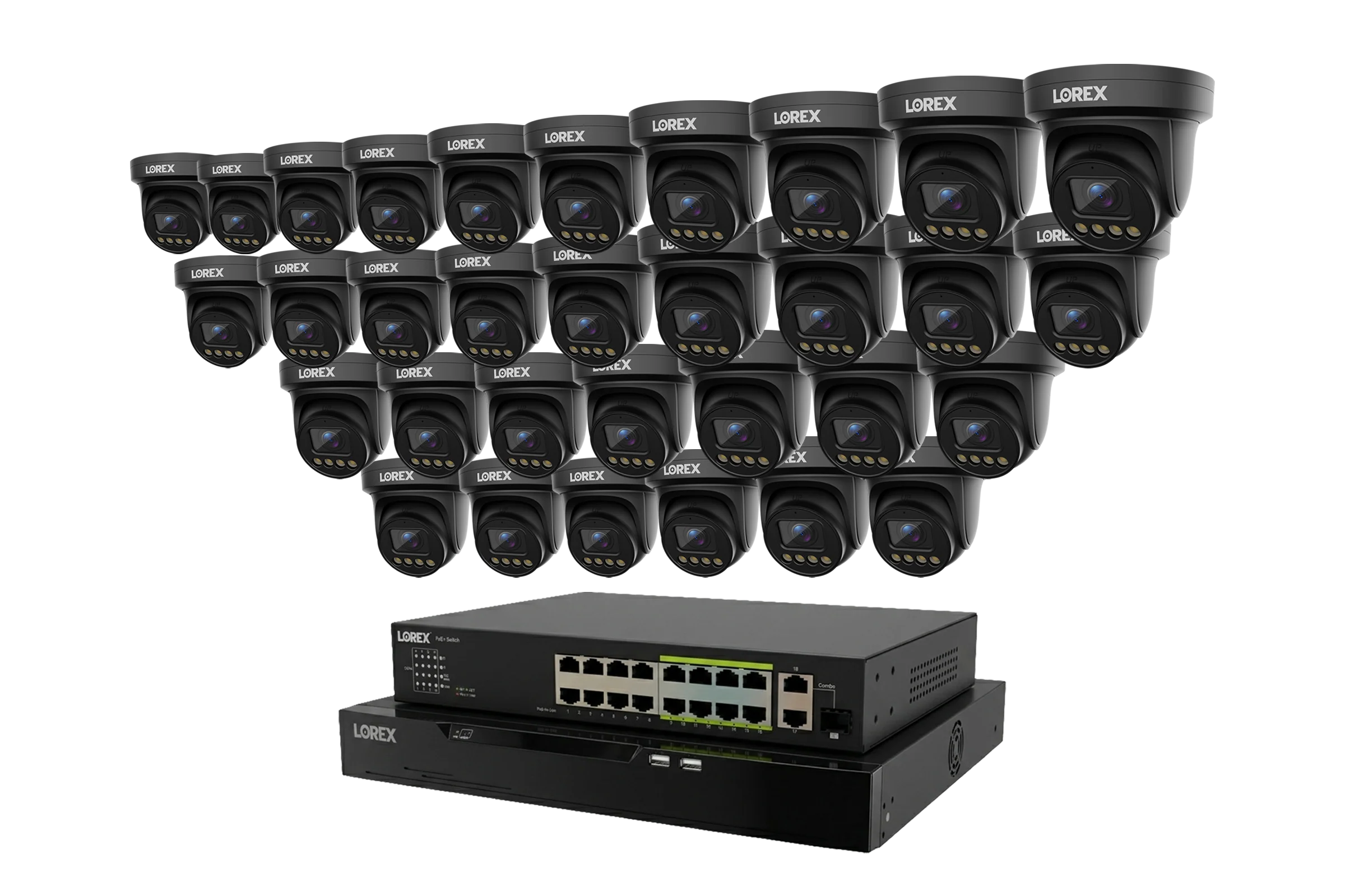 Lorex Connect X Series 4K 32-Channel Wired NVR System with X3 Turret Security Cameras - 8TB - Image 14