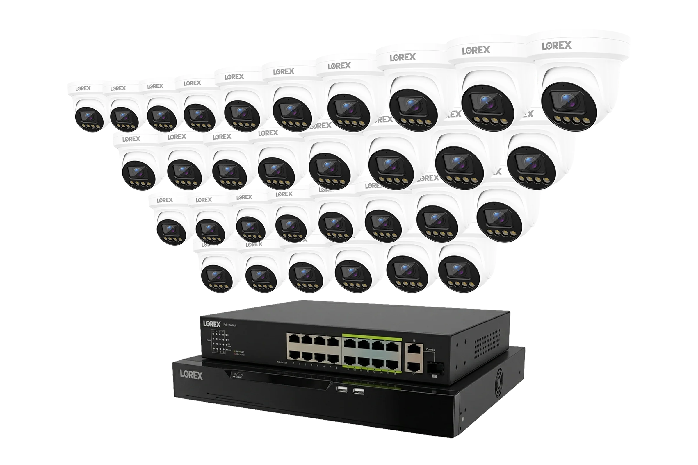 Lorex Connect X Series 4K 32-Channel Wired NVR System with X3 Turret Security Cameras - 8TB - Image 19