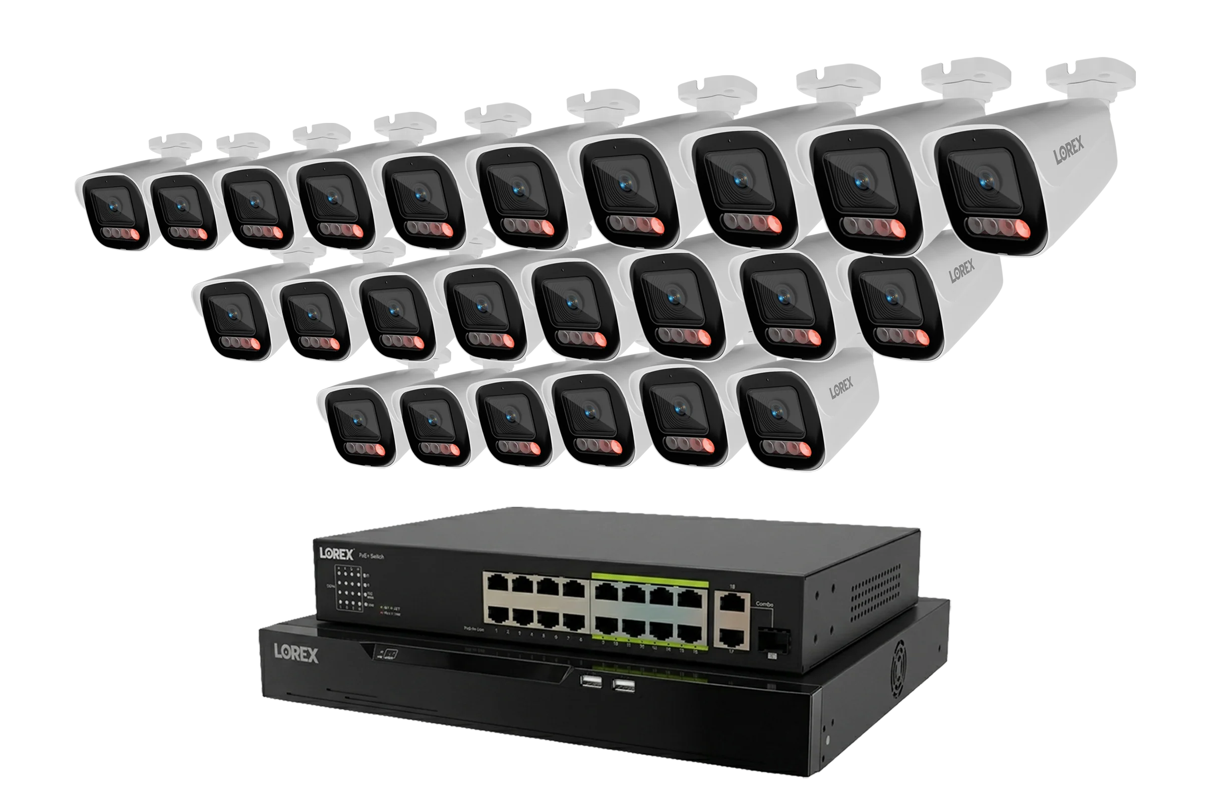 Lorex Connect X Series 4K 32-Channel Wired NVR System with X5 Bullet Security Cameras - 8TB - Image 17