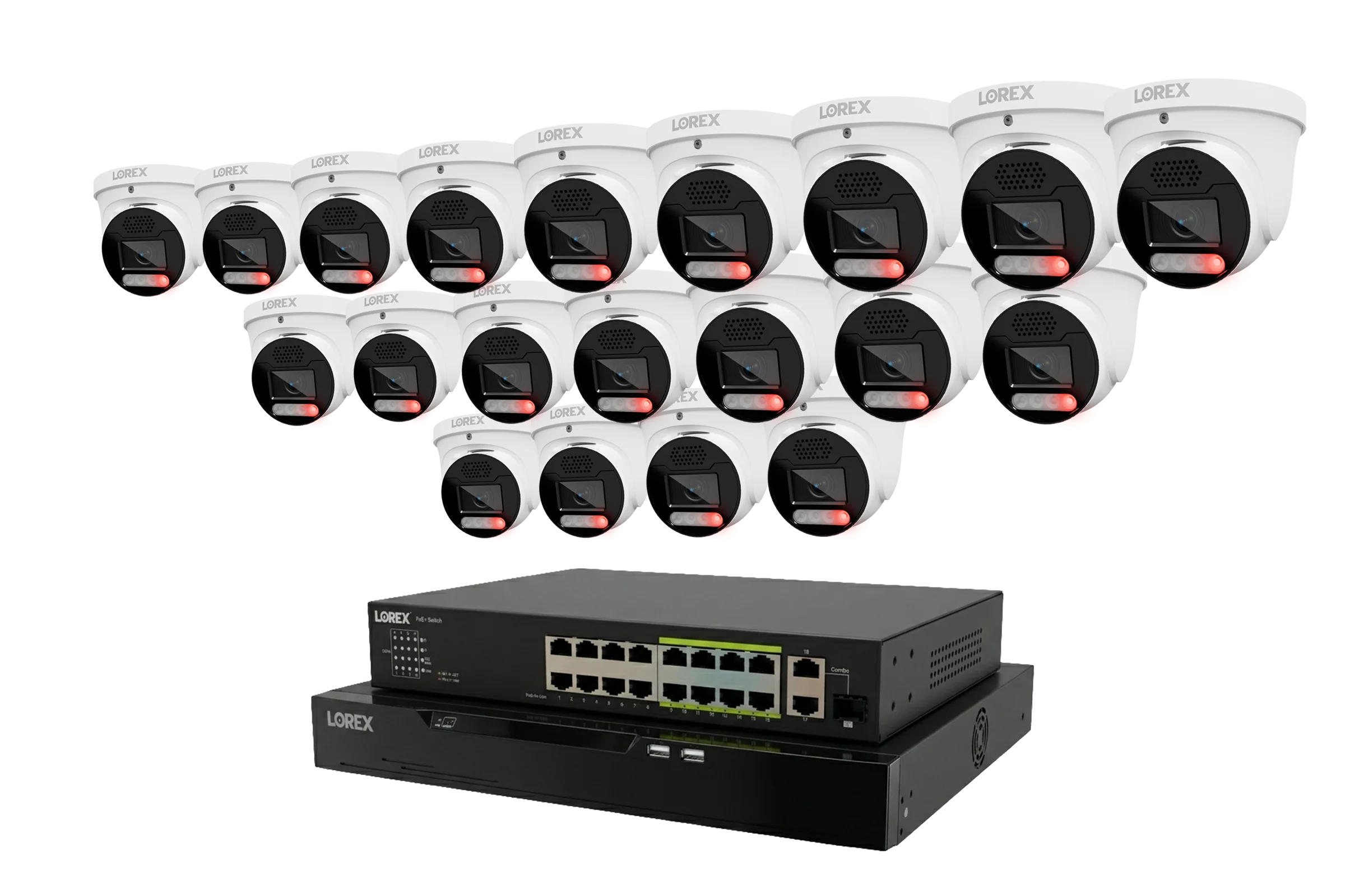 Lorex Connect X Series 4K 32-Channel Wired NVR System with X5 Turret Security Cameras - 8TB - Image 15