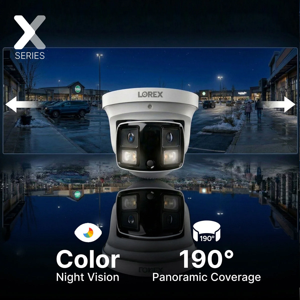 Lorex Connect X Series 4K 32-Channel Wired NVR System with X3 Dual-Lens Turret Camera - 8TB - Image 7