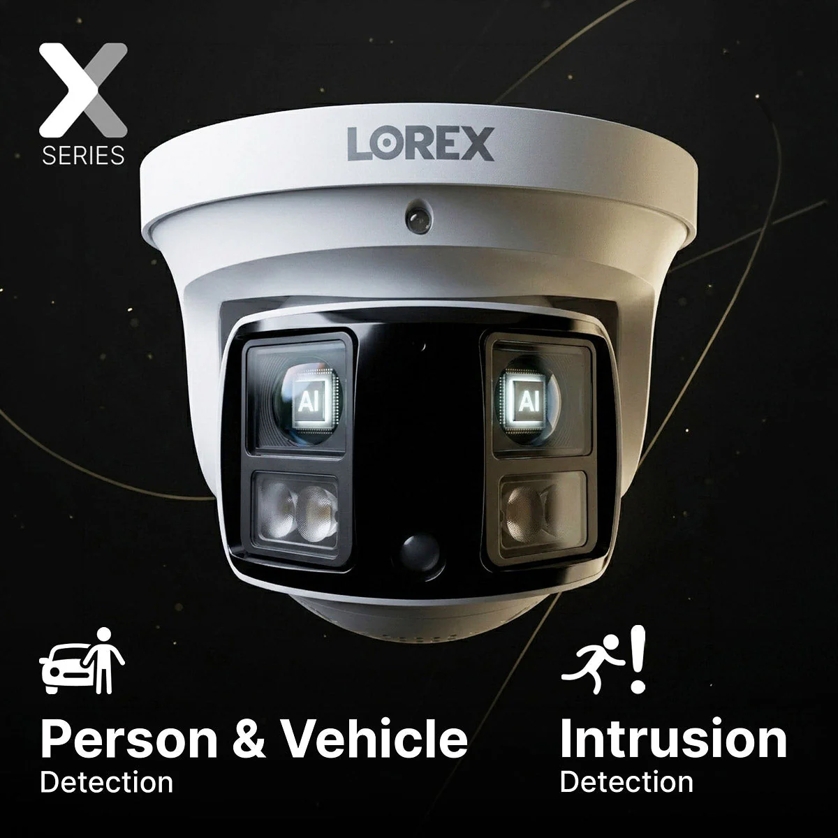 Lorex Connect X Series 4K 32-Channel Wired NVR System with X3 Dual-Lens Turret Camera - 8TB - Image 8