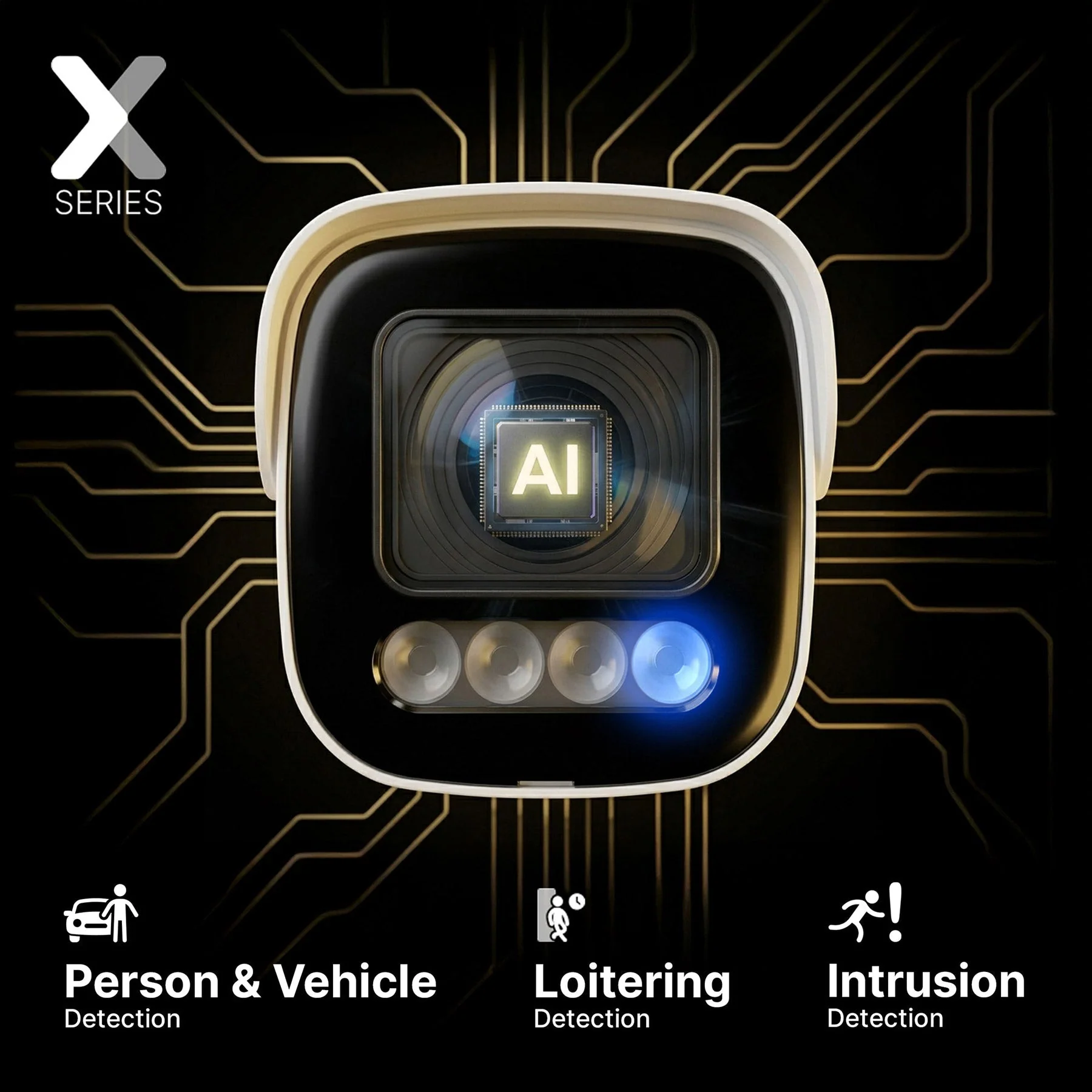 Lorex Connect X5 4K PoE Bullet Camera with AI Color Night Vision - White/Black - Image 5