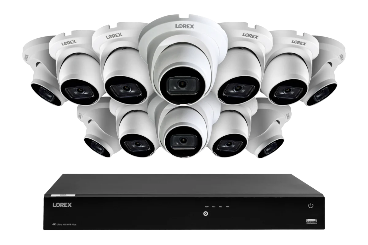 Lorex Fusion Series 4K 16 Camera Capable (Wired or Fusion Wi-Fi) 4TB Wired NVR System with A14 IP Turret Cameras - Image 5