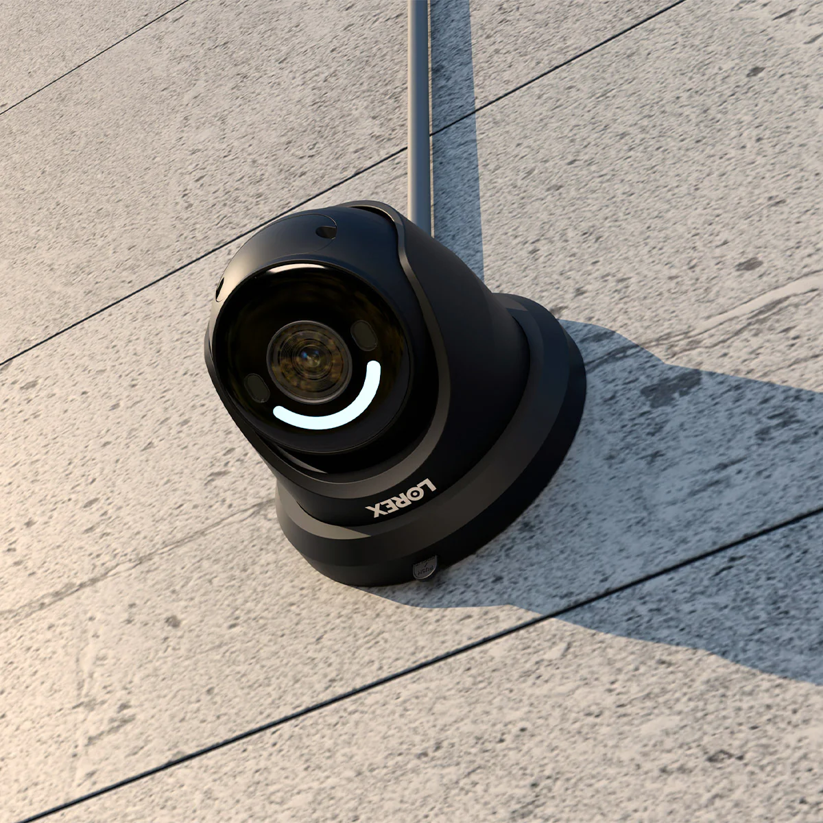 Lorex H12 4K IP Wired Turret Security Camera with Smart Security Lighting and Smart Motion Detection - Image 7