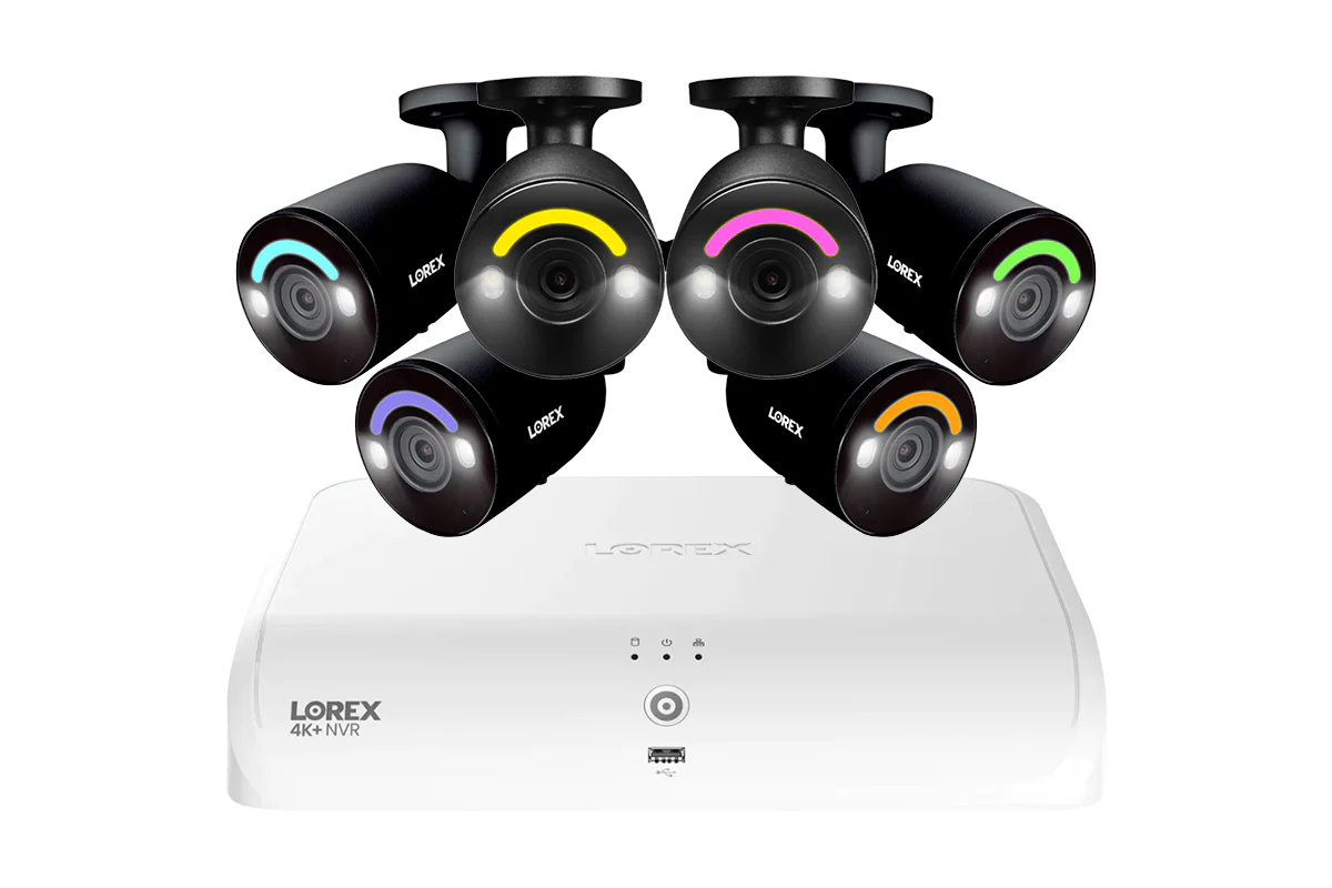 Lorex Fusion Series 4K+ 16 Channel (8 Wired + 8 Fusion Wi-Fi) 2TB Wired System with H14 Wired 4K IP Bullet Cameras