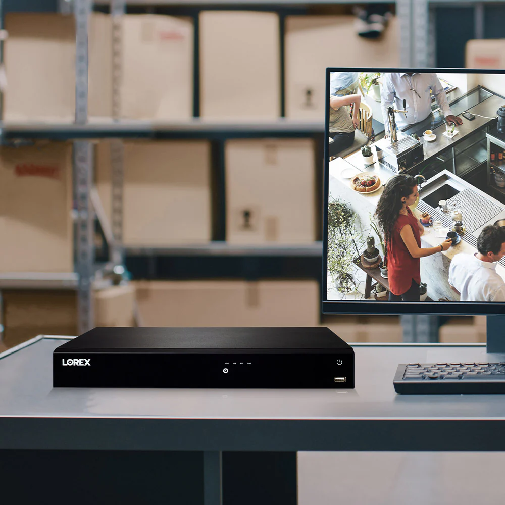 Lorex Fusion 4K (16 Camera Capable) 4TB Wired NVR System with 8 Bullet Cameras Featuring Smart Deterrence and Two-Way Talk - Image 5