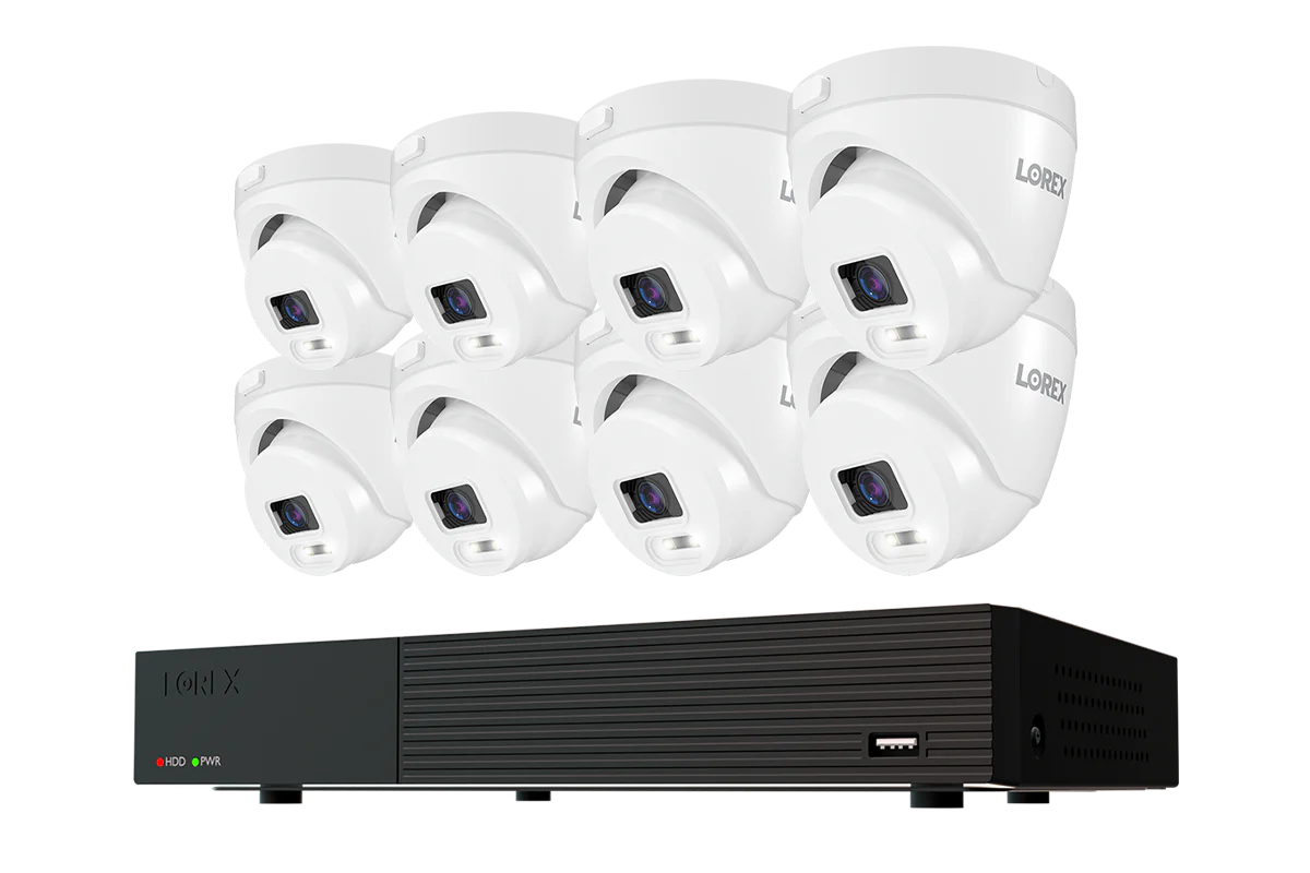 Lorex Connect T Series 4K 8-Channel Wired DVR System with T5 Turret Security Cameras - 1TB - Image 11