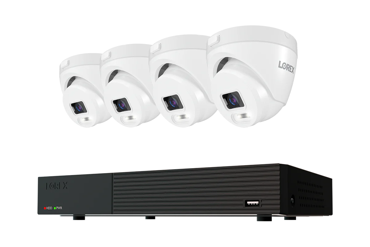 Lorex Connect T Series 4K 8-Channel Wired DVR System with T5 Turret Security Cameras - 1TB - Image 9