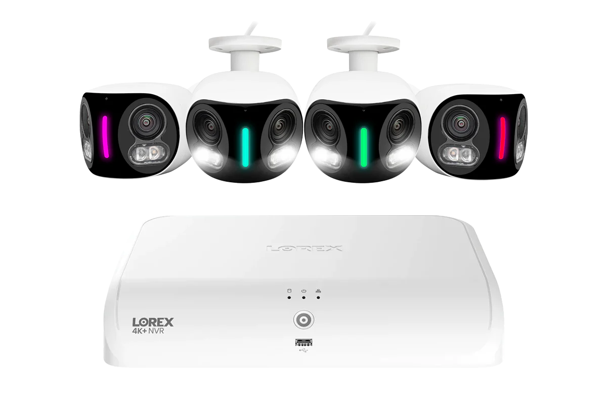 Lorex Fusion Series 4K+ 16 Channel (8 Wired + 8 Fusion Wi-Fi) 2TB Wired System with H20 Wired 4K IP Dual Lens Cameras